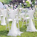 Decoração de casamento rolo de tule - Home Store 360