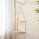 Prateleira artesanal de tricô para suporte de objetos. - Home Store 360