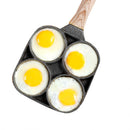 Panela Antiaderente De Hambúrguer De Omelete De Quatro Furos - Home Store 360